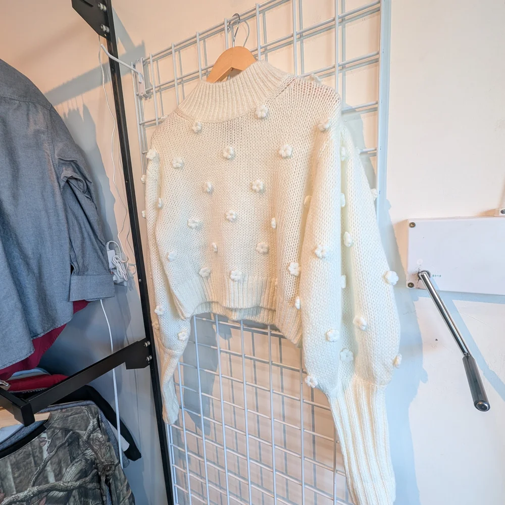 FARM Rio Cream Cowl Neck Sweater - Picture 4 of 15